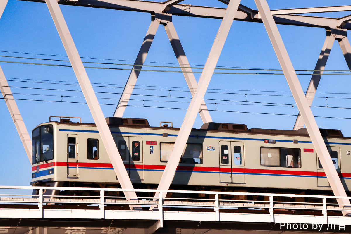 京成電鉄 宗吾車両基地 3400形 3448f
