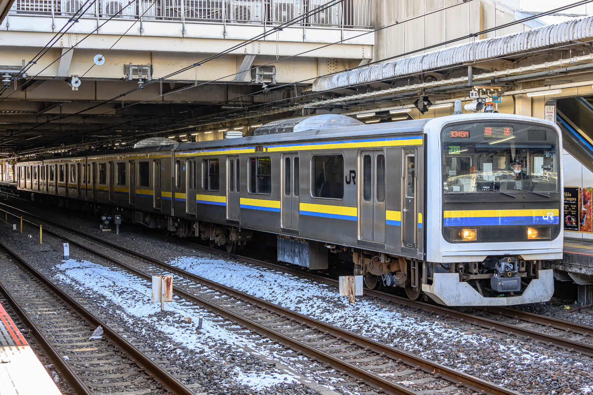 JR東日本 幕張車両センター 209系 マリC427編成