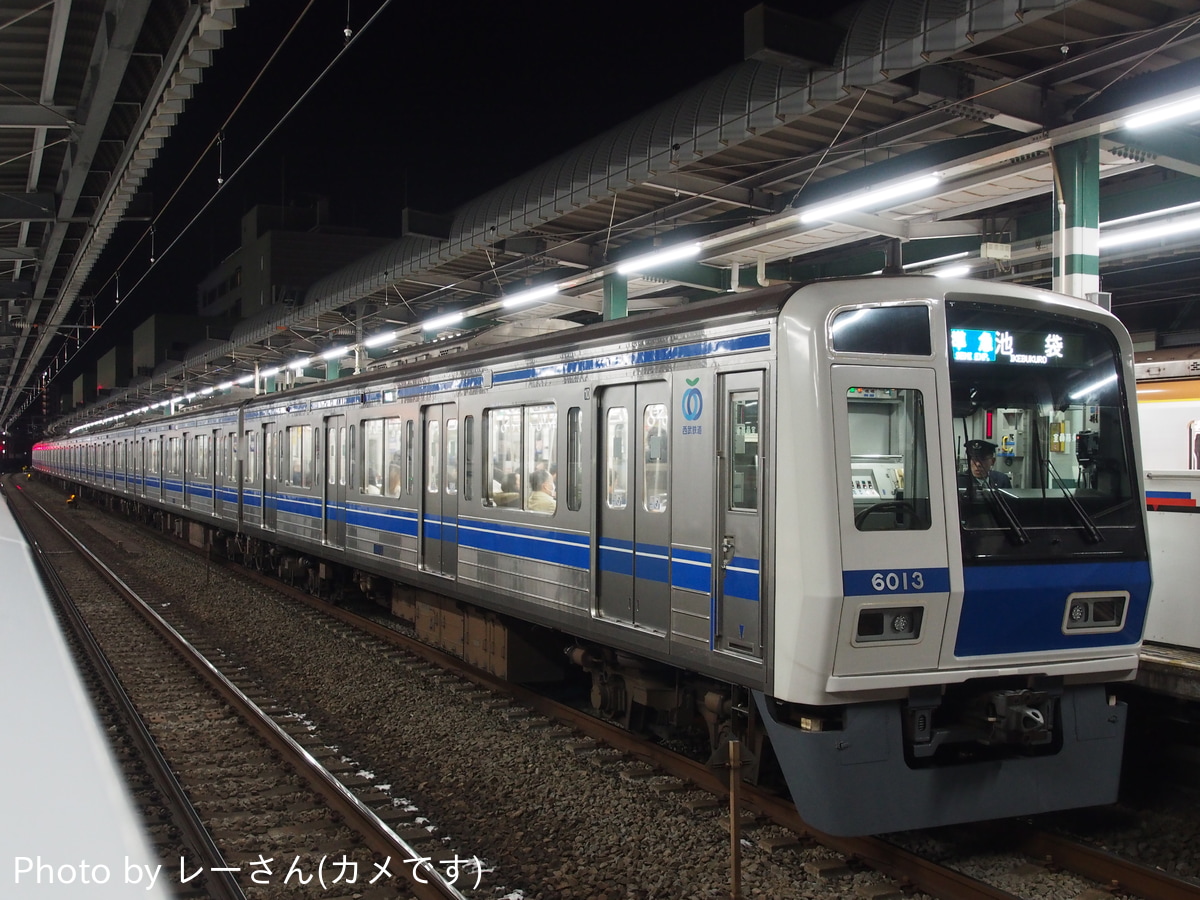 西武鉄道 小手指車両管理所 6000系 6113F