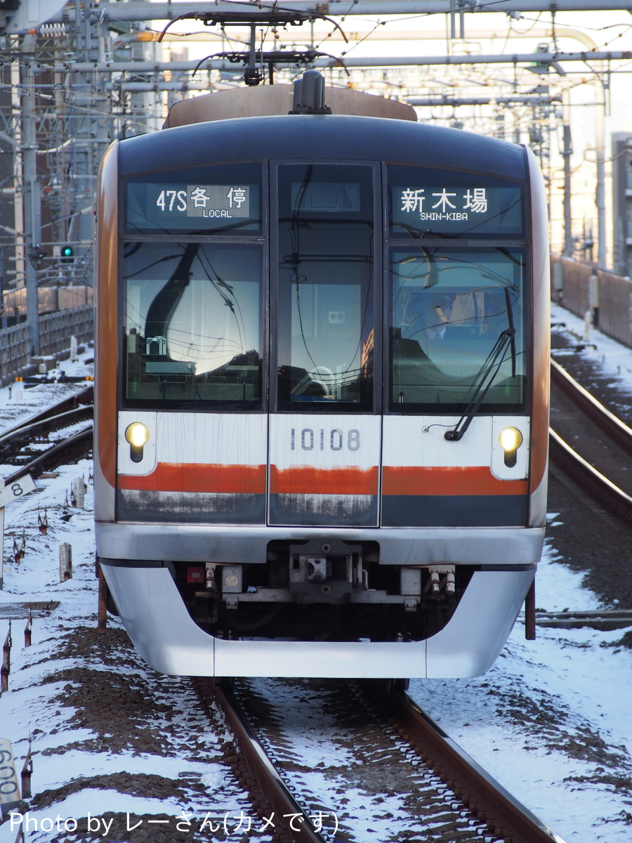 東京メトロ 和光検車区 10000系 10108F