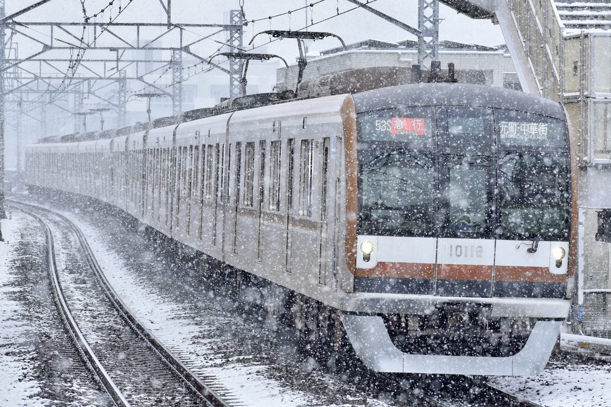 東京メトロ 和光検車区 10000系 10118編成
