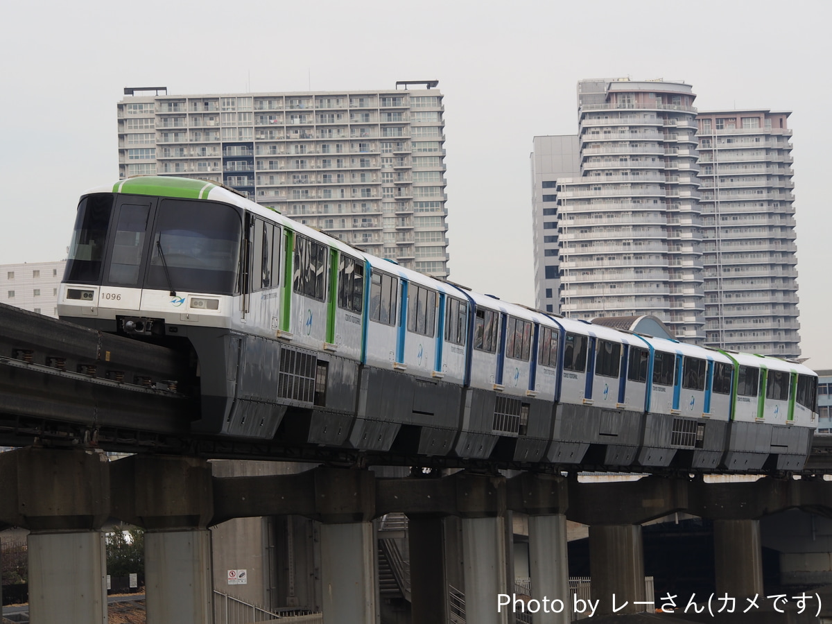 東京モノレール 昭和島車両区 1000形 1091F