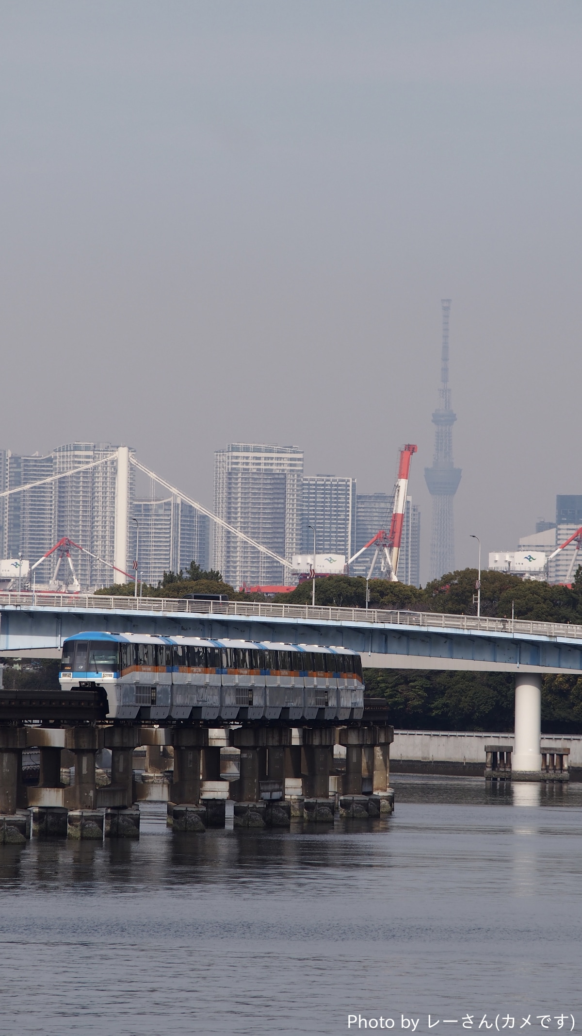 東京モノレール 昭和島車両区 1000形 1084F