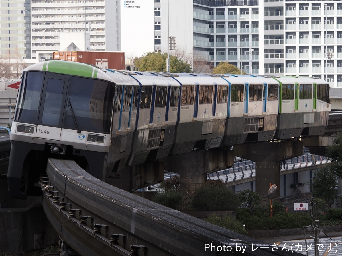 東京モノレール 昭和島車両区 1000形 1043F