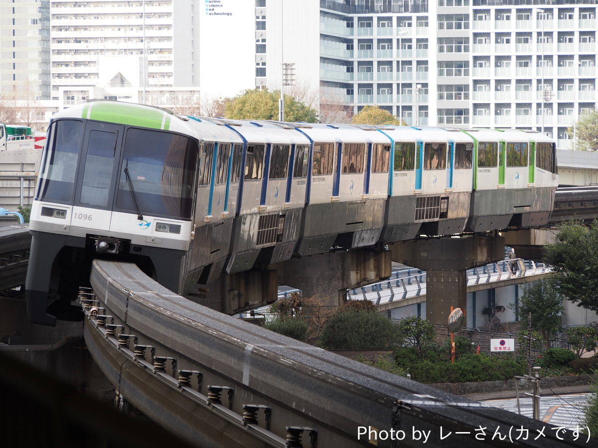 東京モノレール 昭和島車両区 1000形 1091F