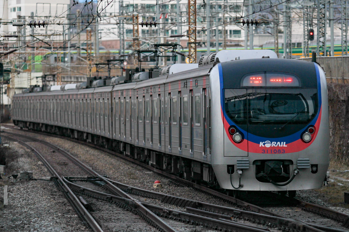 韓国鉄道公社 九老車両事業所 311000系 311×83F