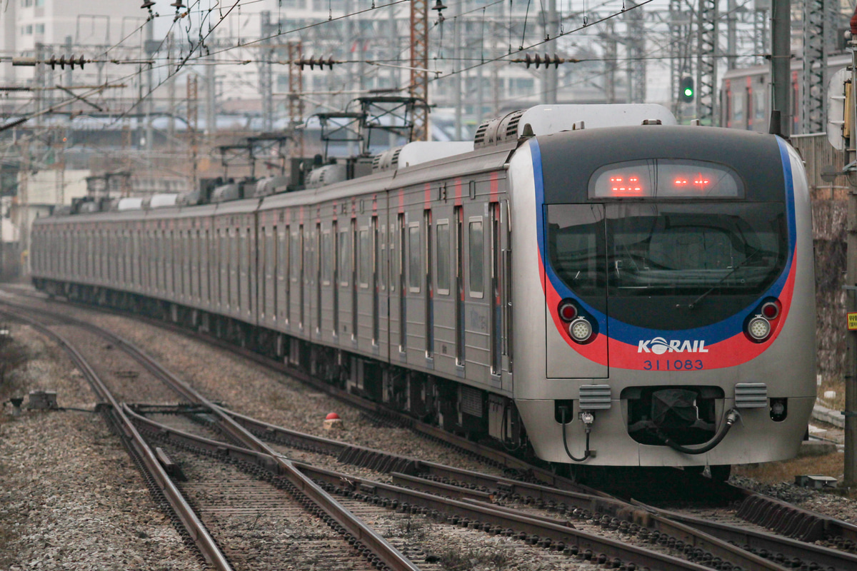 韓国鉄道公社 九老車両事業所 311000系 311×83F