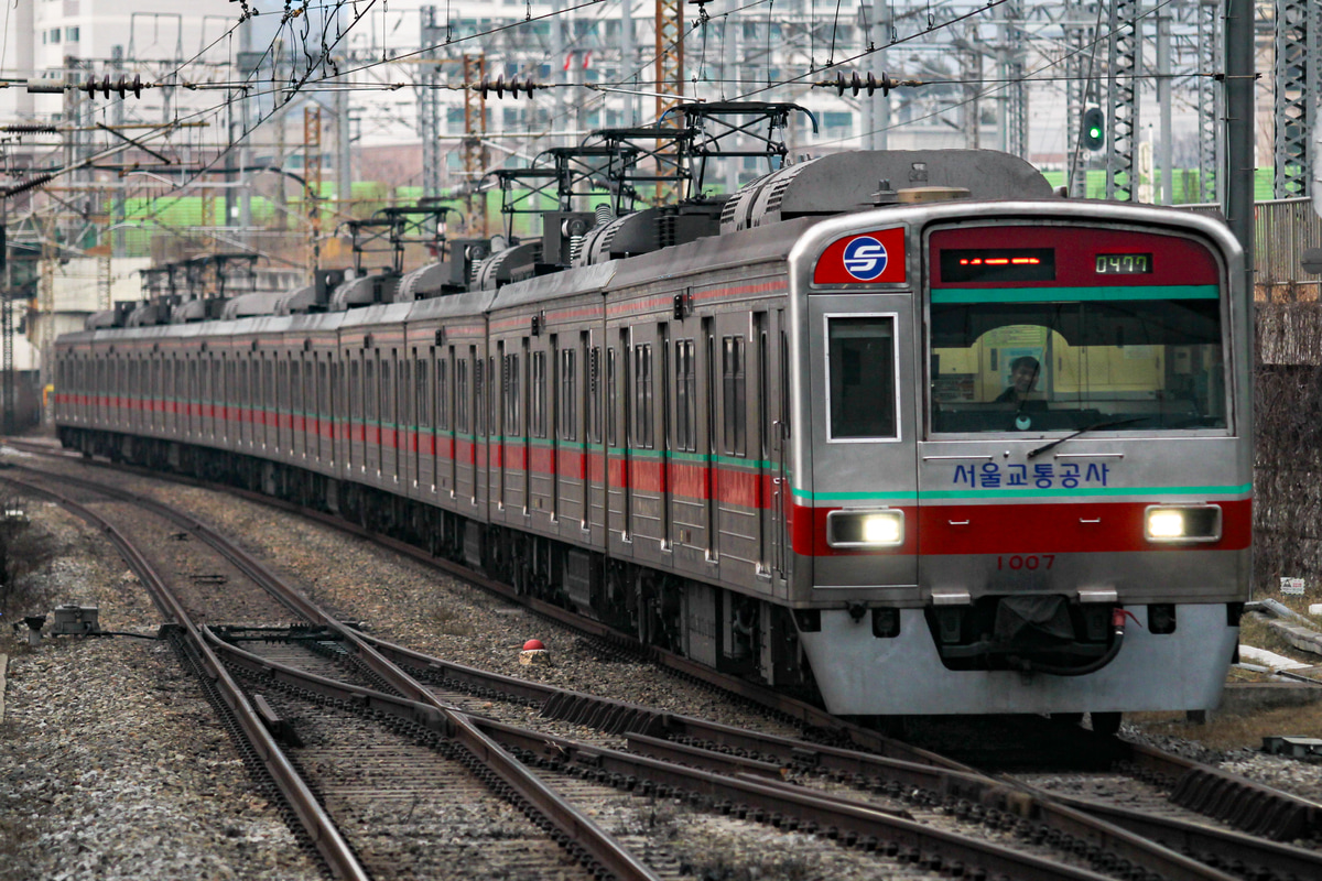 Seoul Metro 君子車両事業所 1000系 107F
