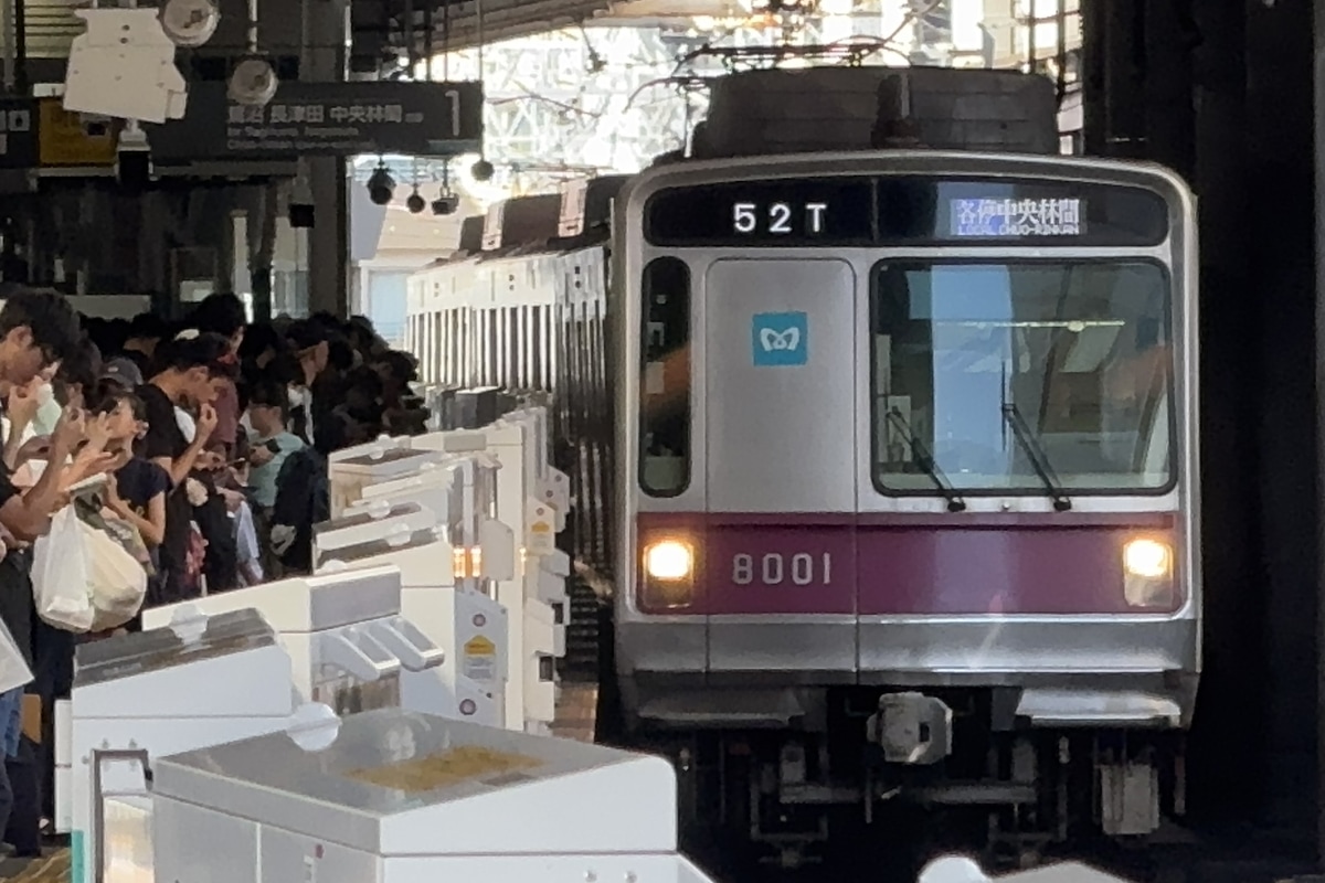 東京メトロ 鷺沼検車区 8000系 8101編成
