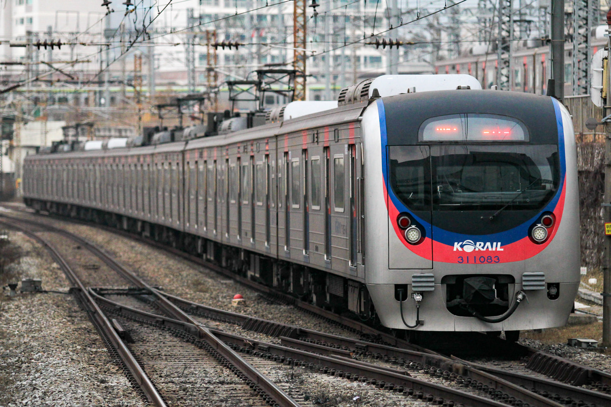 韓国鉄道公社 九老車両事業所 311000系 311×83F