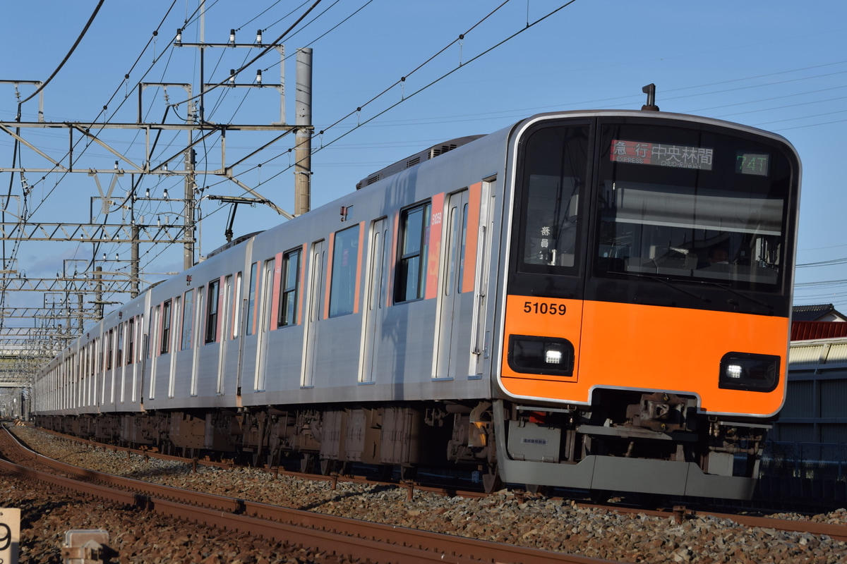 東武鉄道 南栗橋車両管区本所 50050型 51059F