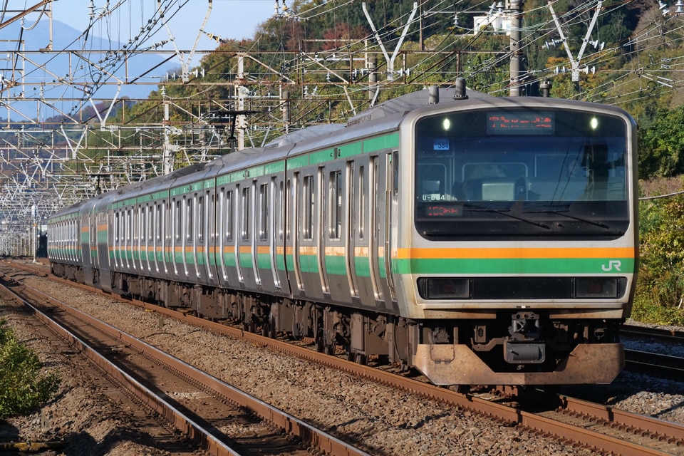 JR東E231系ヤマU584編成(U584編成)(U-584編成)（小山車両センター）の
