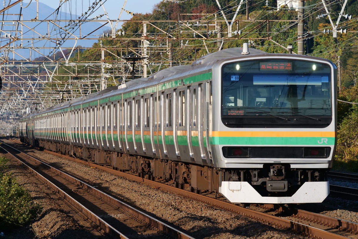 JR東日本 小山車両センター E231系 ヤマU69編成