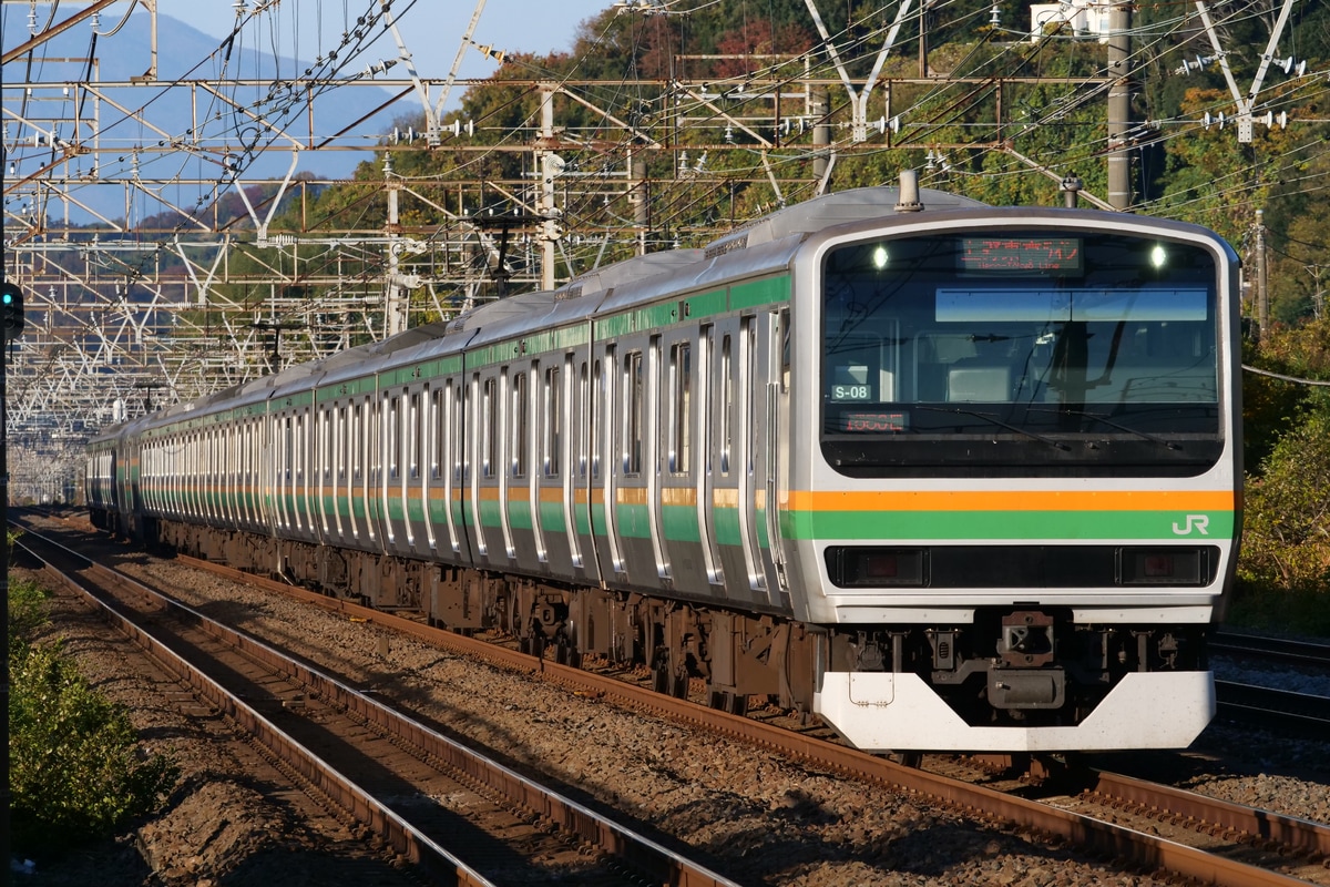 JR東日本 国府津車両センター E231系 コツS-08編成