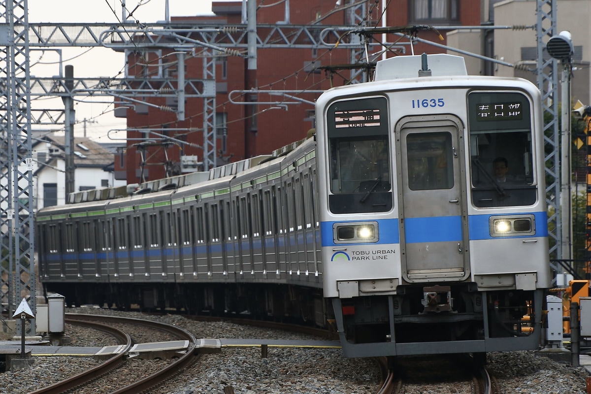 東武鉄道 南栗橋車両管区七光台支所 10030系 11635f