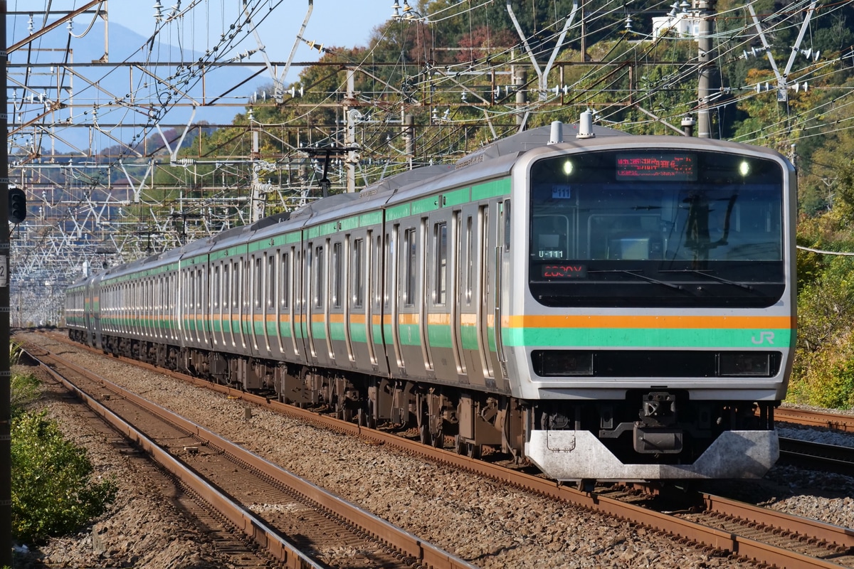 JR東日本 小山車両センター E231系 ヤマU111編成