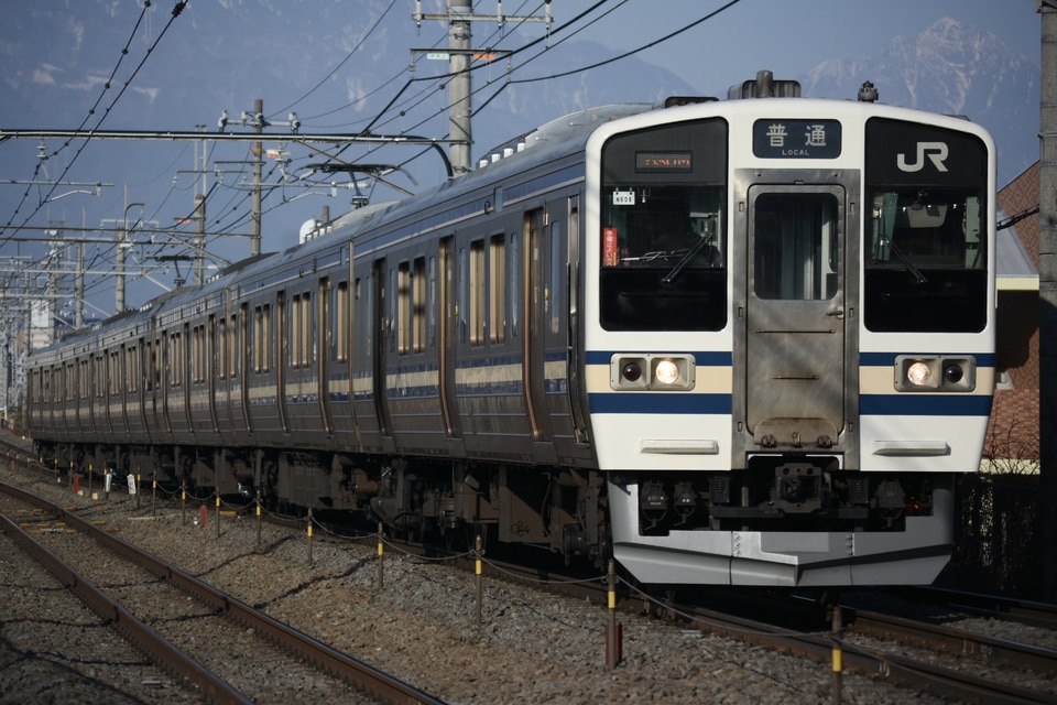 JR東211系ナノN608編成<br class="br-sp" />(ナノN608)の写真
