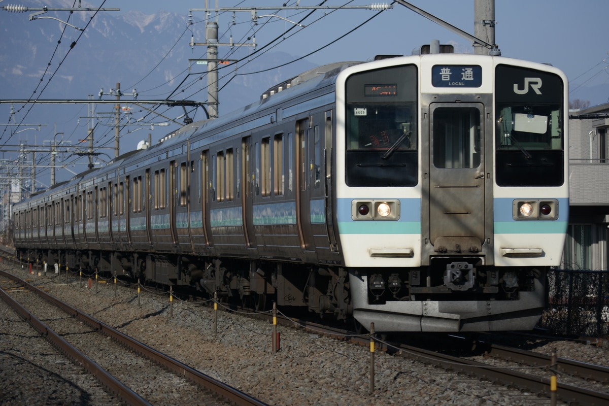 JR東日本 長野総合車両センター 211系 ナノN609編成