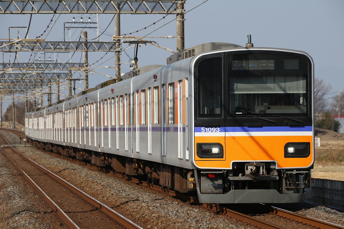 東武鉄道 森林公園検修区 50090系 51093f