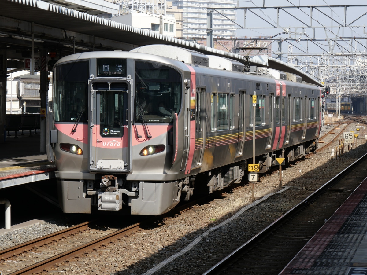 JR西日本 下関総合車両所岡山電車支所 227系 R18編成