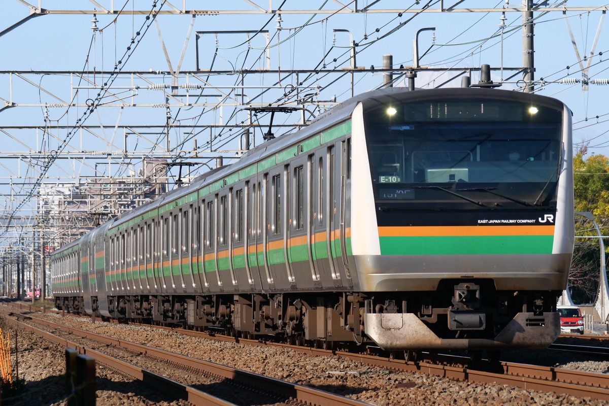 JR東日本 国府津車両センター E233系 コツE-10編成