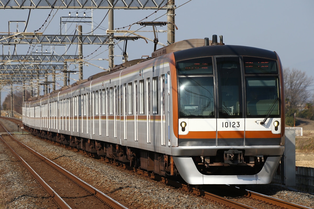 東京メトロ 和光検車区 10000系 10123f