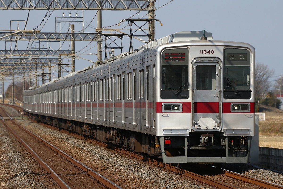 東武鉄道 森林公園検修区 10030系 11640f