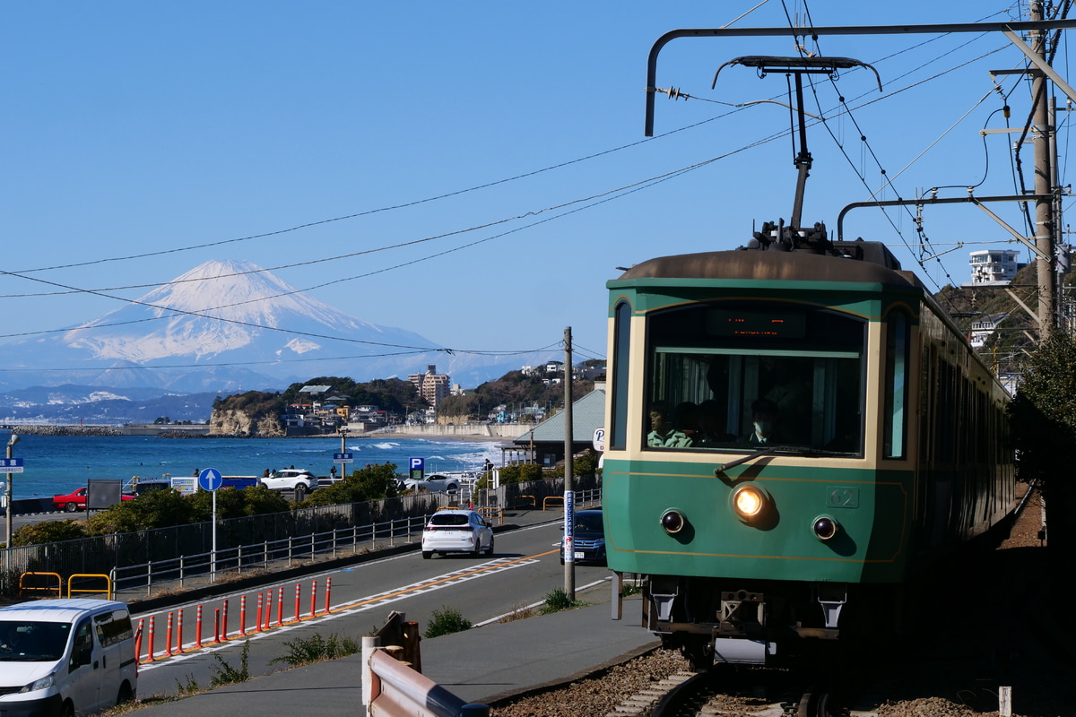 江ノ島電鉄 極楽寺検車区 20形 22F