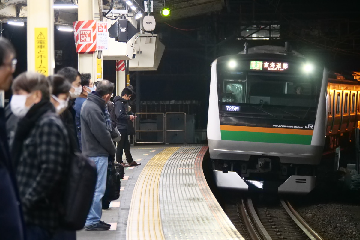 JR東日本 国府津車両センター E233系 コツE-14編成