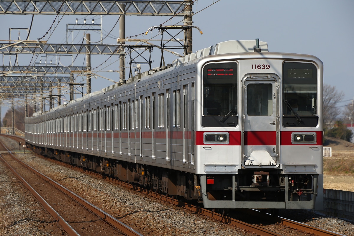 東武鉄道 森林公園検修区 10030系 11639f
