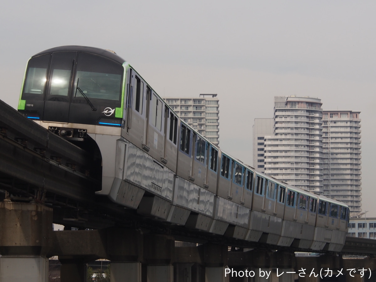 東京モノレール 昭和島車両区 10000系 10011F