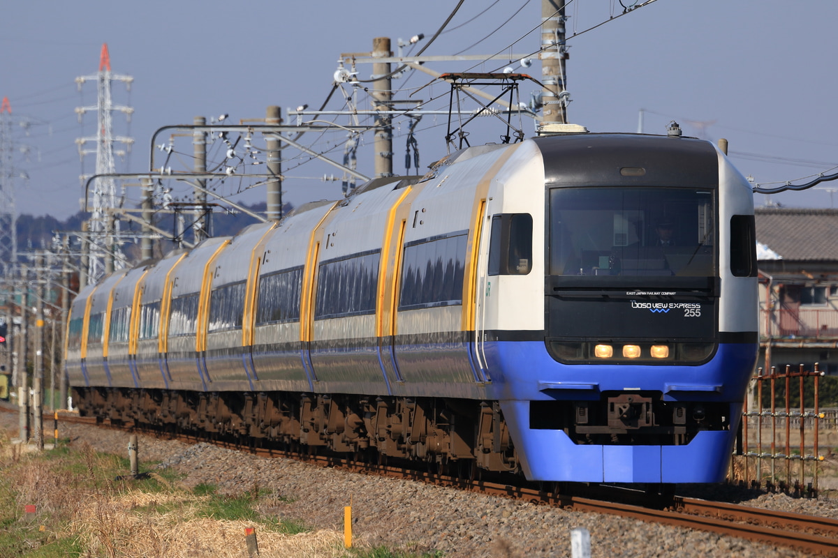 JR東日本 幕張車両センター 255系 マリBe-02編成