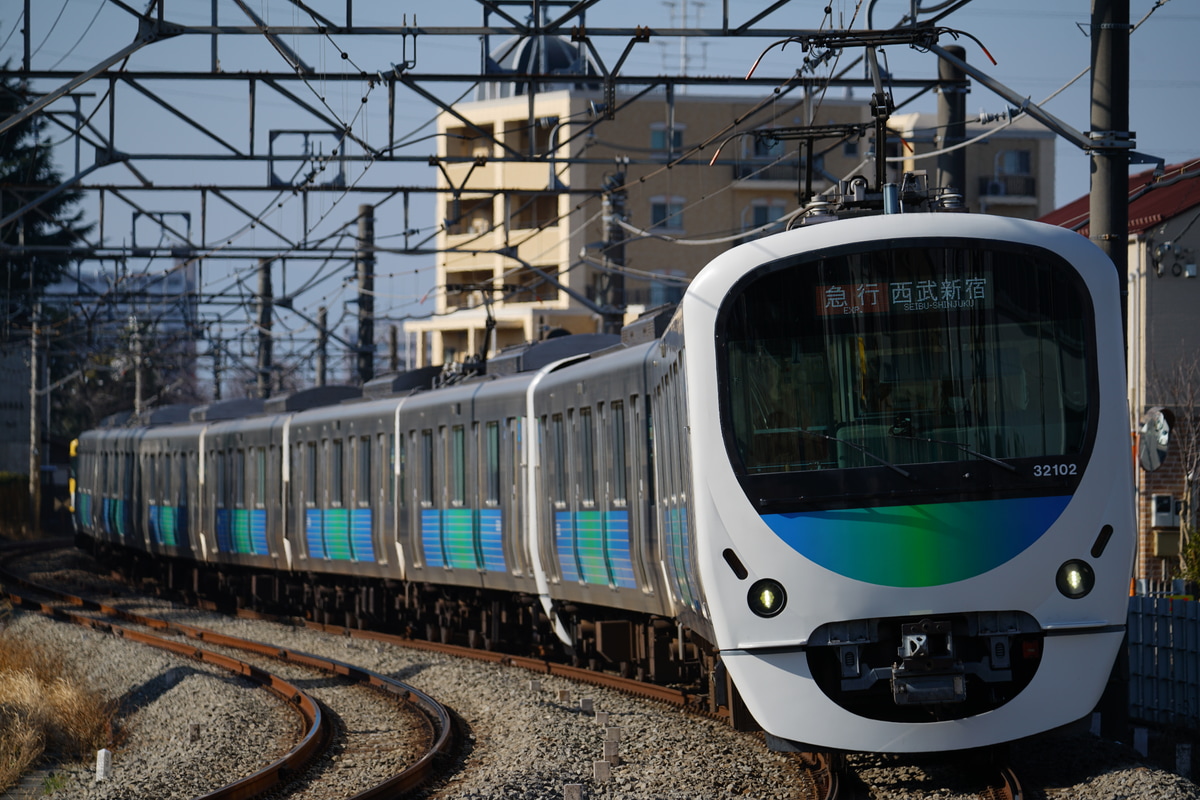西武鉄道 池袋線車両所武蔵丘車両基地 30000系 32102F