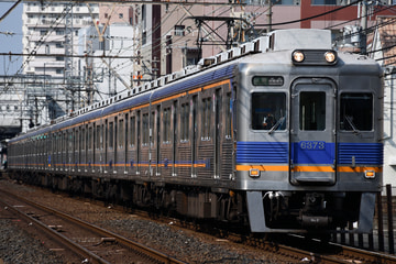 南海電気鉄道6300系6323Fを三国ケ丘～百舌鳥八幡間で撮影した画像