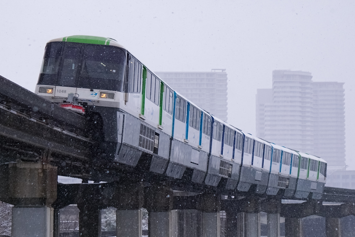 東京モノレール 昭和島車両区 1000形 1043F
