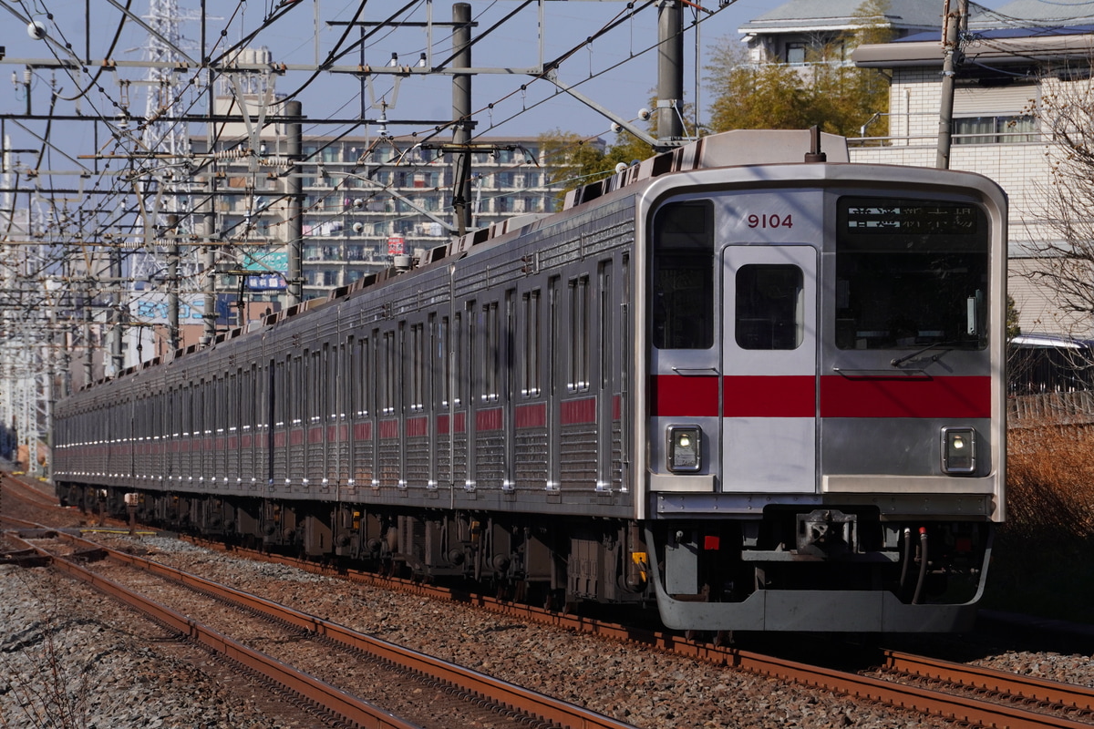 東武鉄道 森林公園研修区 9000系 9104f