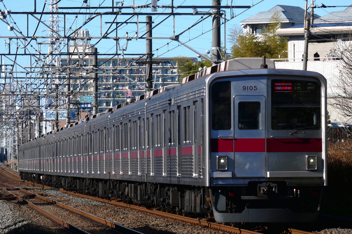東武鉄道 森林公園研修区 9000系 9105f