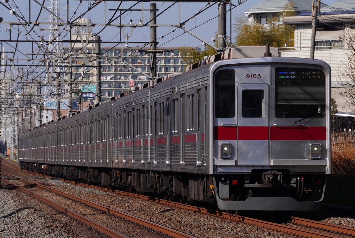 東武鉄道 森林公園研修区 9000系 9105f