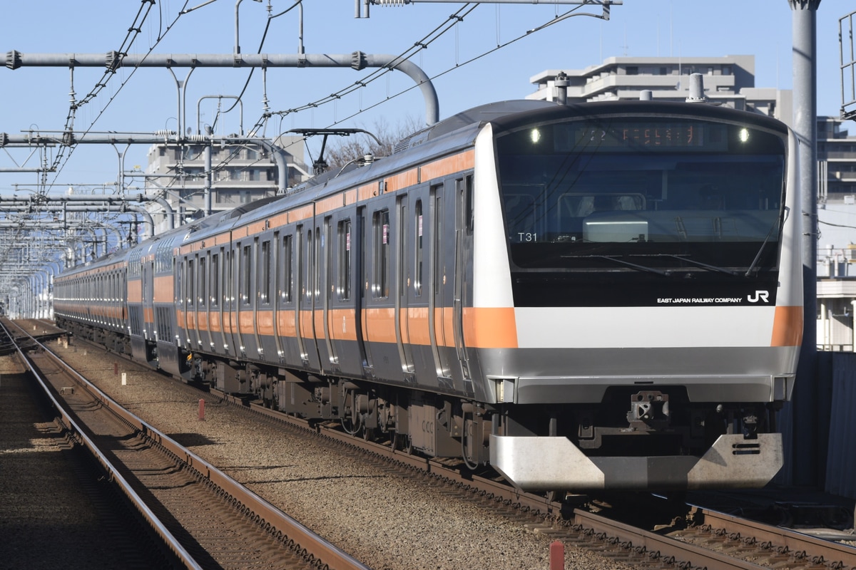 JR東日本 豊田車両センター E233系 トタT31編成