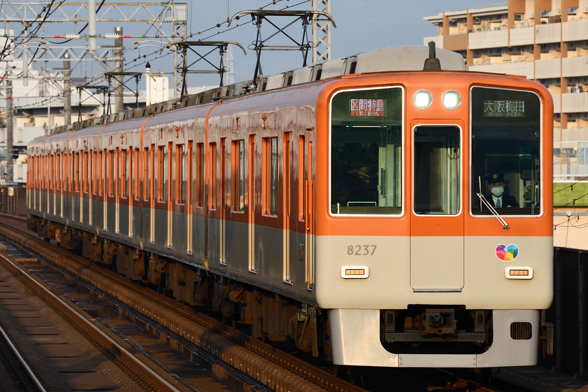 阪神電気鉄道 尼崎車庫 8000系 8237F