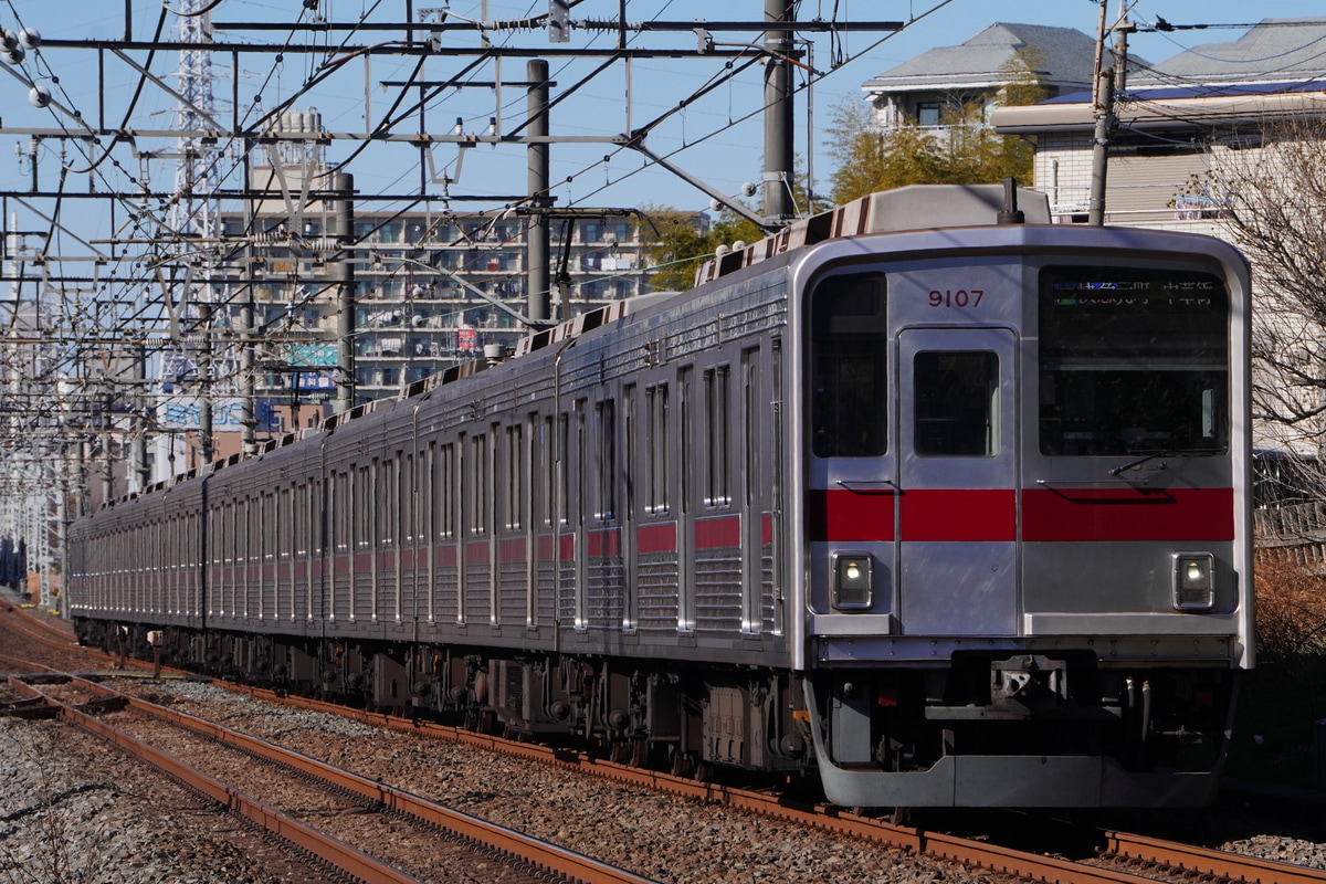 東武鉄道 森林公園研修区 9000系 9107f
