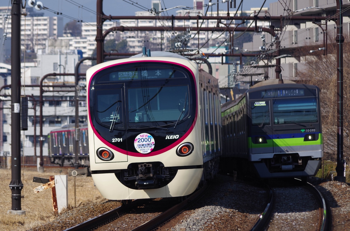 東京都交通局 大島車両検修場 10-300形 10-590編成