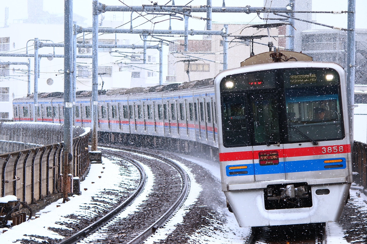 京成電鉄 宗吾車両基地 3700形 3858F