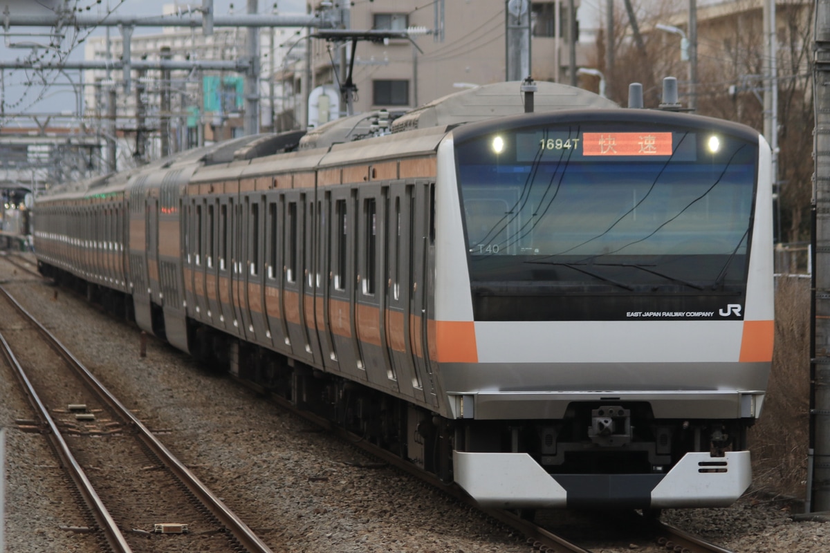 JR東日本 豊田車両センター本区 E233系 トタT40編成