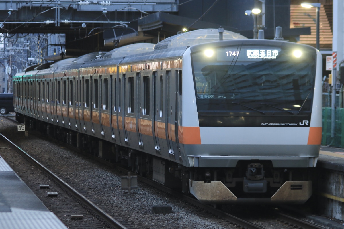 JR東日本 豊田車両センター本区 E233系 トタ青662編成