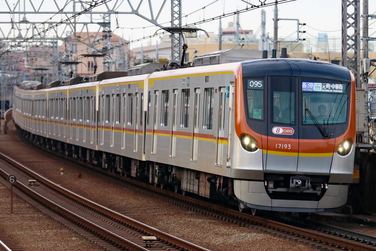 東京メトロ 和光検車区 17000系 17193F