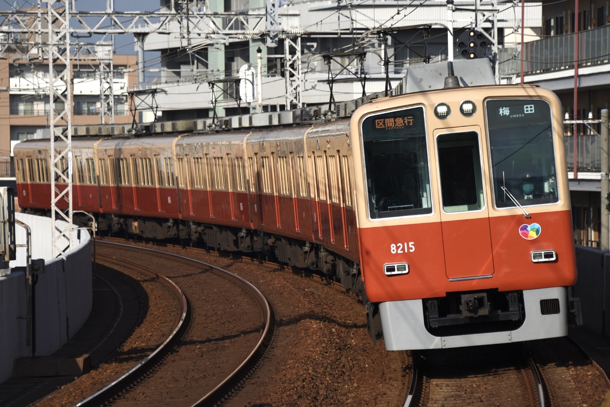 阪神電気鉄道 尼崎車庫 8000系 8215F