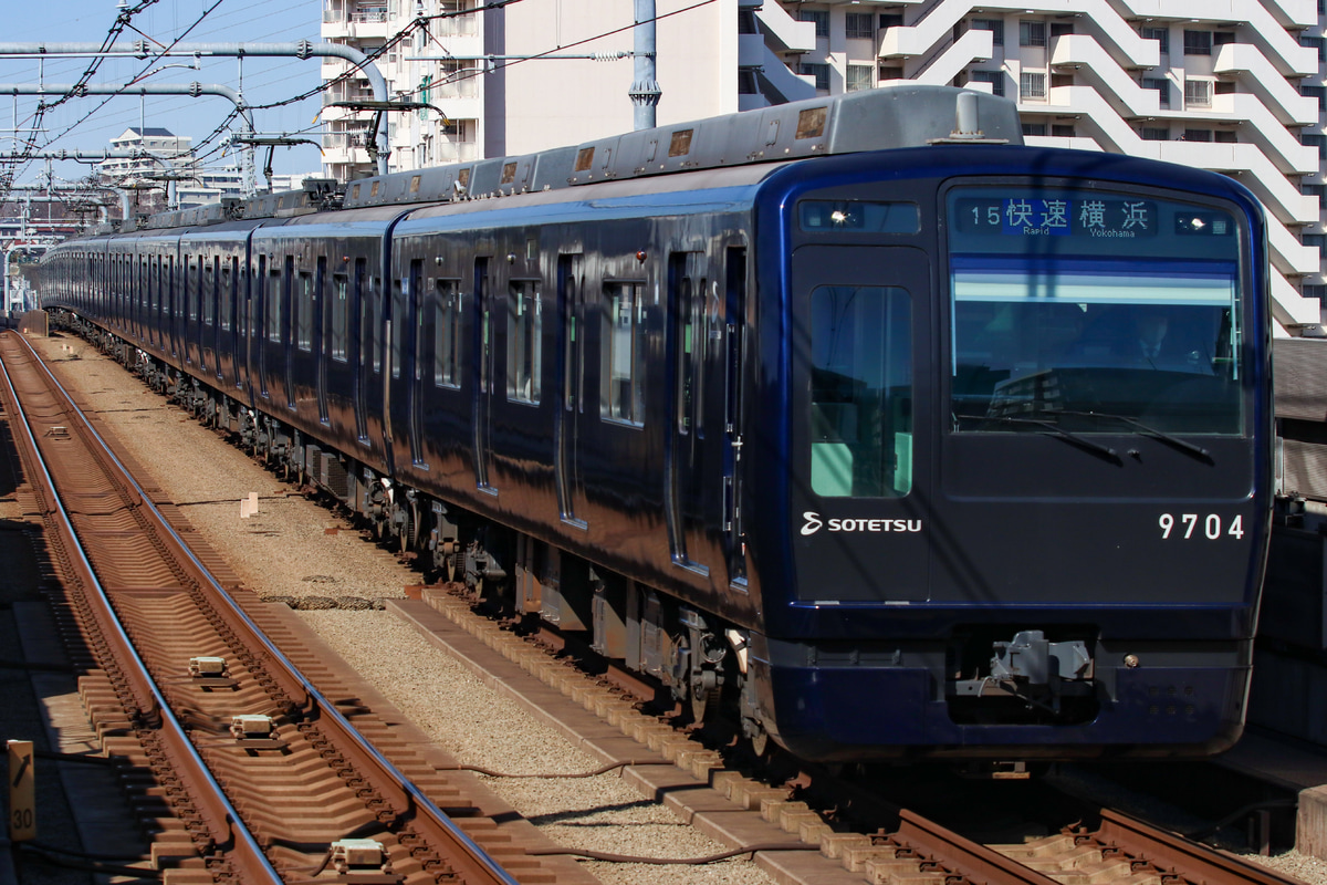 相模鉄道 かしわ台車両センター 9000系 9704×10