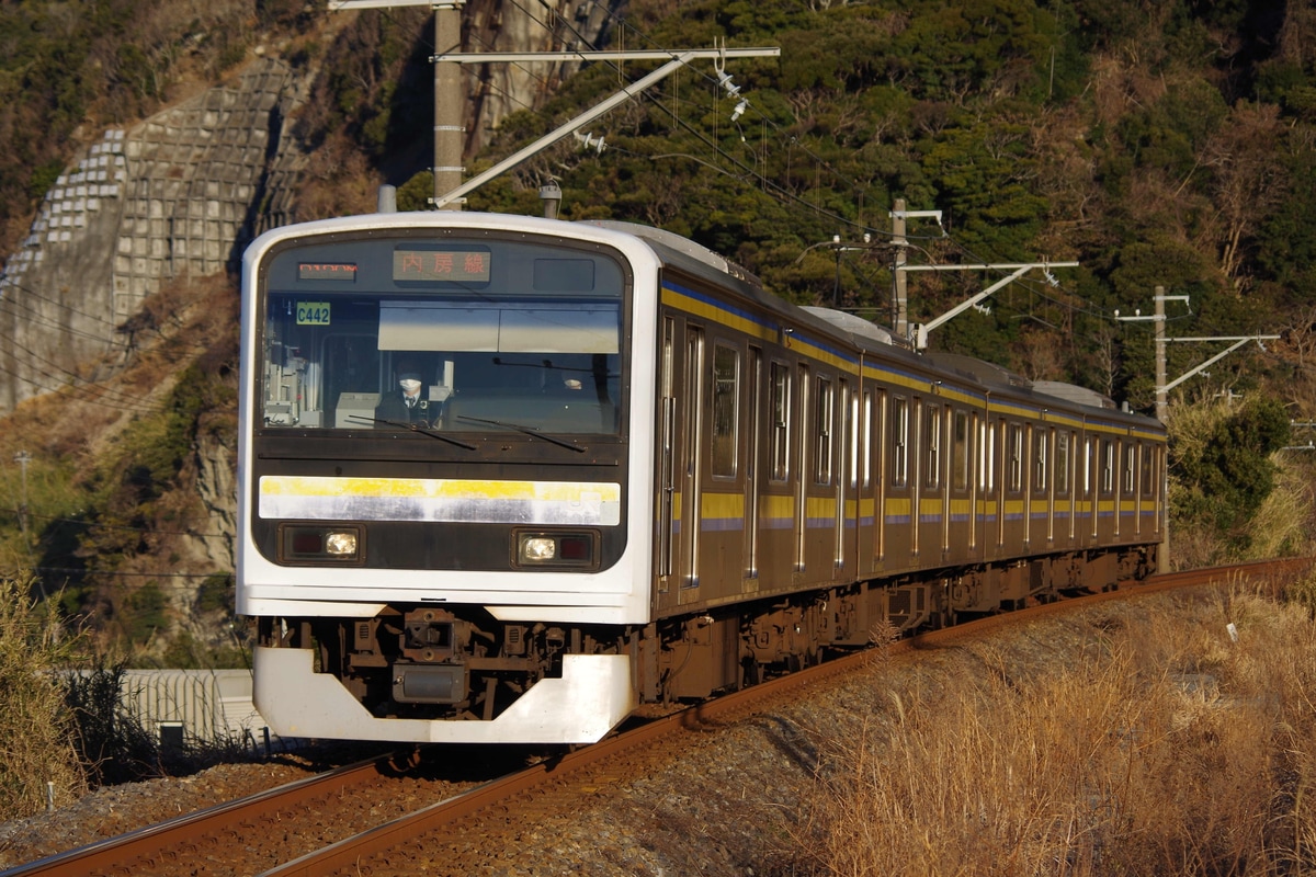 JR東日本 幕張車両センター本区 209系 マリC442編成