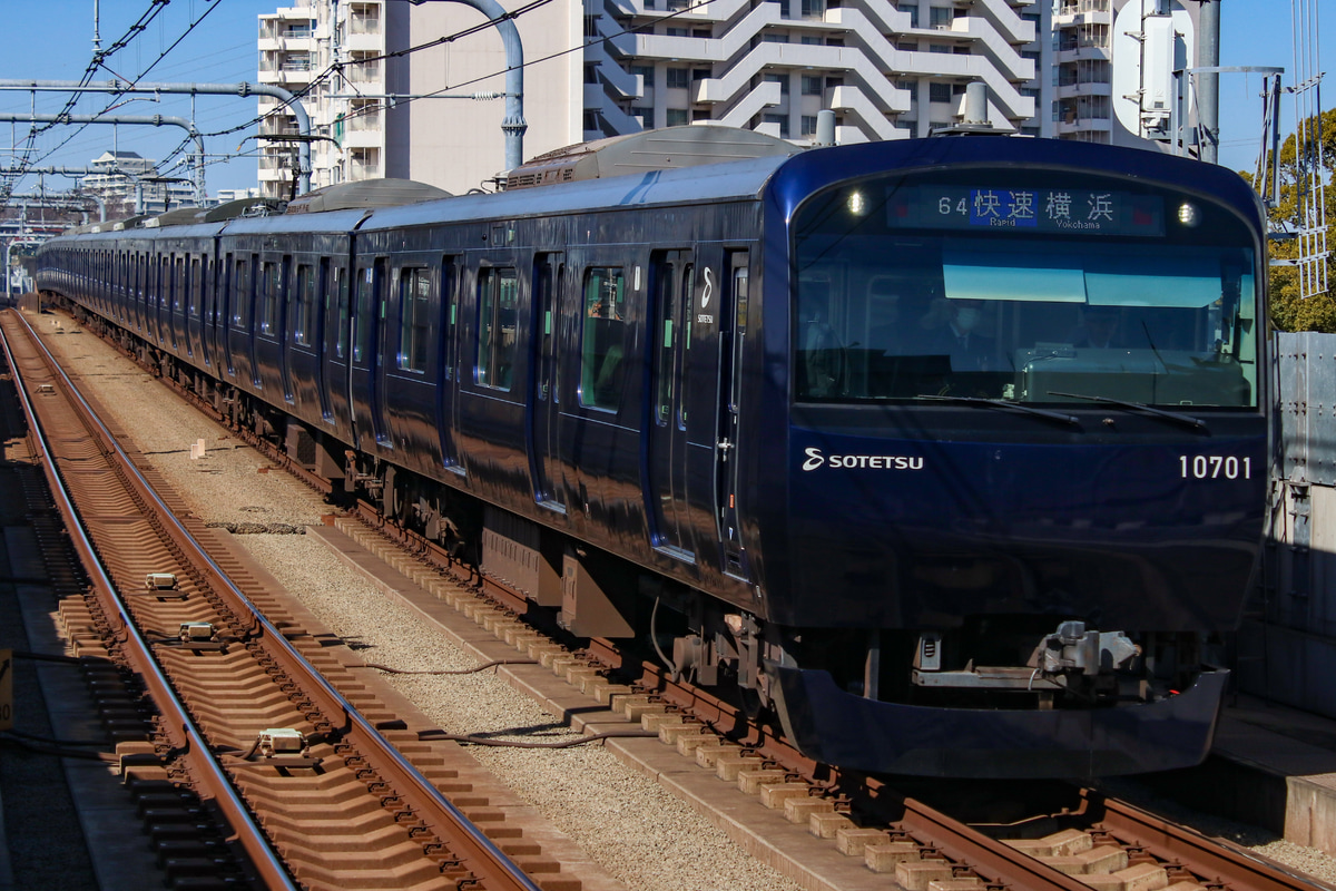相模鉄道 かしわ台車両センター 10000系 10701×10